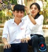 Võ Mạnh Tùng và Lê Thị Ngọc Ánh là bạn học cùng lớp 12A1. Ảnh: Phạm Linh.